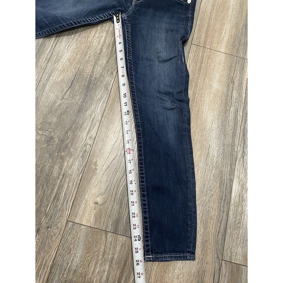 True Religion Womans Ankle Slit Halle Mid Rise Super Skinny Jeans size 27 - Picture 3 of 10